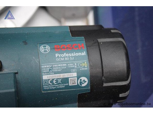 Afkortzaag - bosch gcm 80 sj - afbeelding 3 van  3