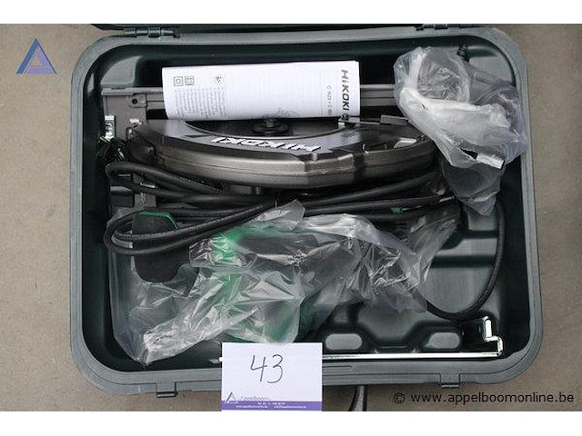 Afkortzaag - hikoki - c 90f toebehoren - koffer, handleiding - afbeelding 1 van  3