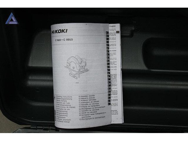 Afkortzaag - hikoki - c 90f toebehoren - koffer, handleiding - afbeelding 3 van  3