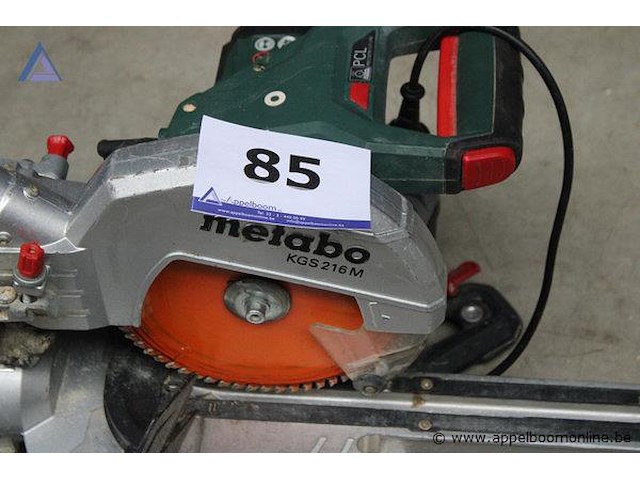 Afkortzaag - metabo - kgs 216 m - afbeelding 2 van  3