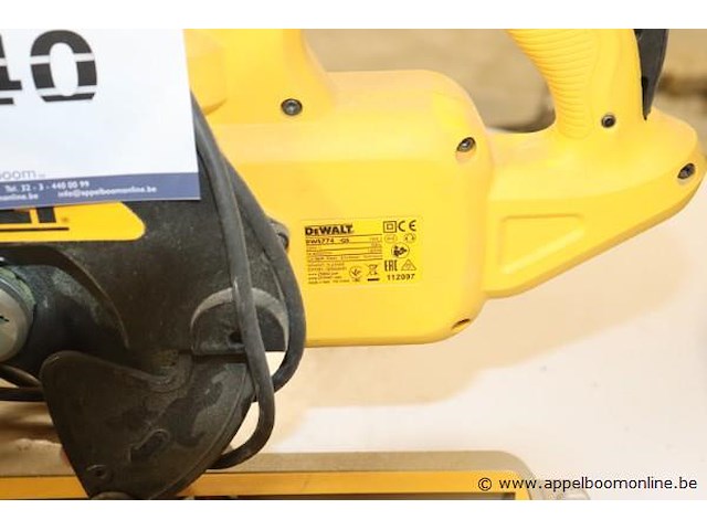 Afkortzaag dewalt dws774 - afbeelding 4 van  4