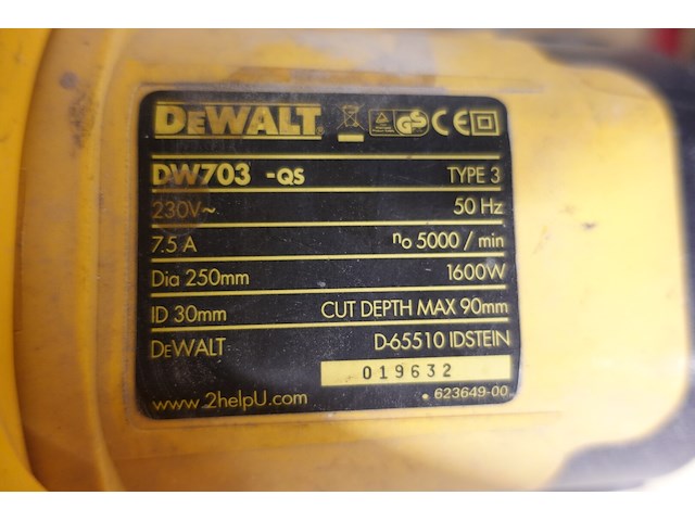 Afkortzaag dewalt - afbeelding 7 van  7