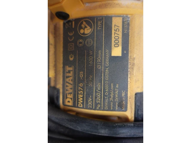 Afkortzaag dewalt - afbeelding 4 van  4