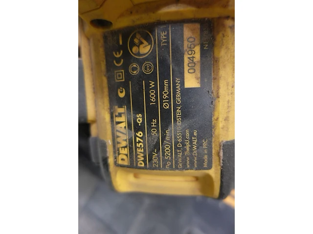 Afkortzaag dewalt - afbeelding 4 van  4