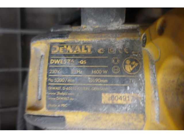 Afkortzaag dewalt - afbeelding 3 van  3
