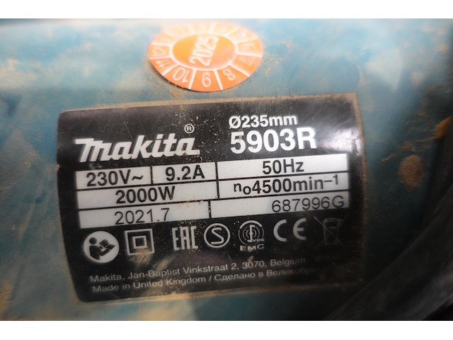 Afkortzaag makita - afbeelding 2 van  4