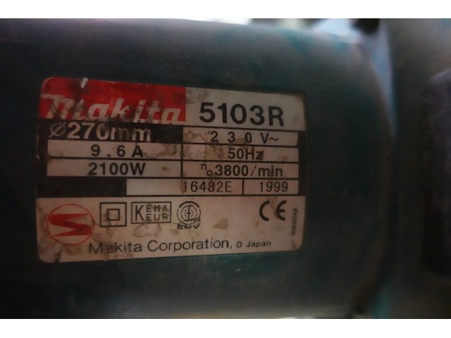 Afkortzaag makita - afbeelding 3 van  3