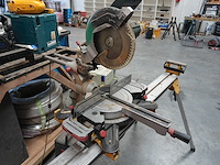 Afkortzaag metabo op steun dewalt