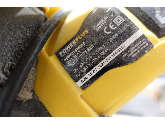Afkortzaag powerplus - afbeelding 5 van  5