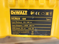Afkortzaag + radio dewalt - afbeelding 2 van  10
