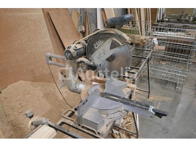 Afkortzaagmachine elu + verstelbare hulponderstellen - afbeelding 1 van  6