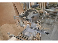 Afkortzaagmachine elu + verstelbare hulponderstellen - afbeelding 1 van  6