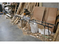 Afkortzaagmachine elu + verstelbare hulponderstellen - afbeelding 3 van  6