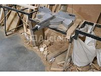 Afkortzaagmachine elu + verstelbare hulponderstellen - afbeelding 5 van  6