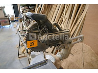 Afkortzaagmachine elu + verstelbare hulponderstellen - afbeelding 6 van  6