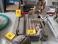 Afkortzaagmachine tegelsnijder + bankschroef - afbeelding 1 van  5