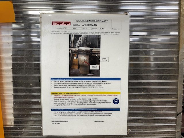 Afkortzaagmachine ulmia - afbeelding 7 van  7