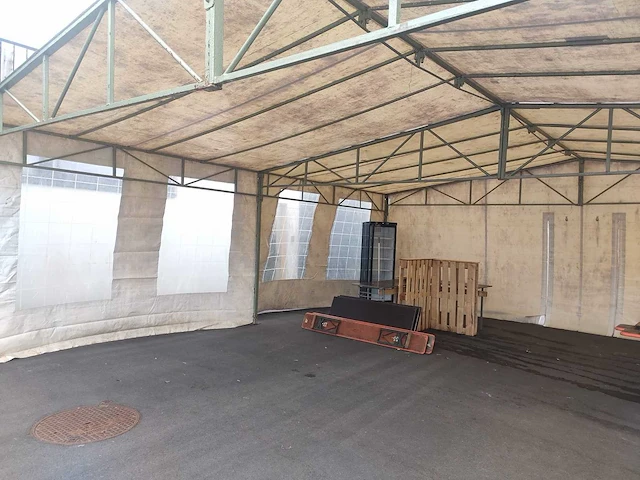 Afneembare marquee grote professionele marquee afneembaar – metalen constructie en zeilen - afbeelding 1 van  4