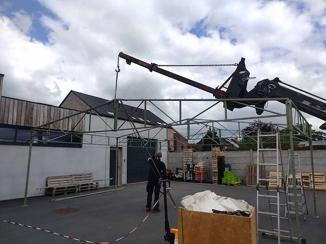 Afneembare marquee grote professionele marquee afneembaar – metalen constructie en zeilen - afbeelding 4 van  4