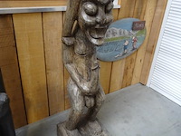 Afrikaans houten beeld - afbeelding 3 van  3