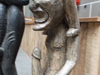 Afrikaans houten beeld - afbeelding 3 van  4