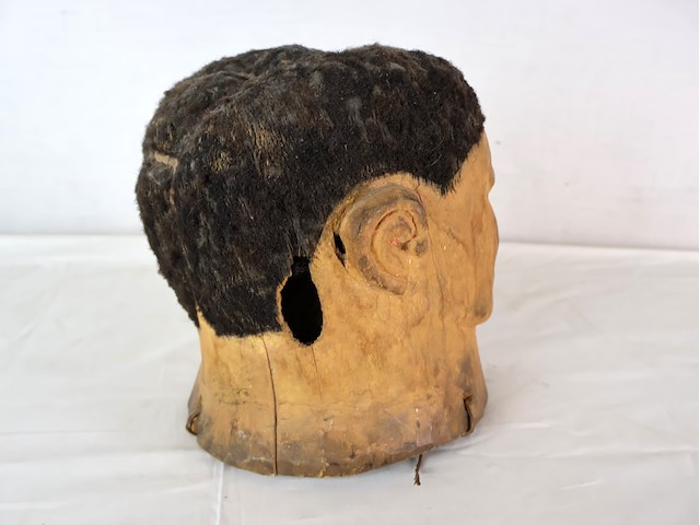Afrikaans houten helmmasker (x5) - afbeelding 2 van  13