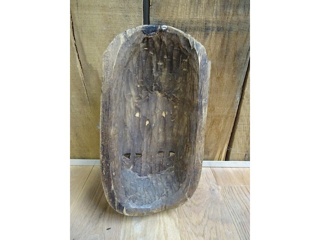 Afrikaans houten masker - afbeelding 2 van  2