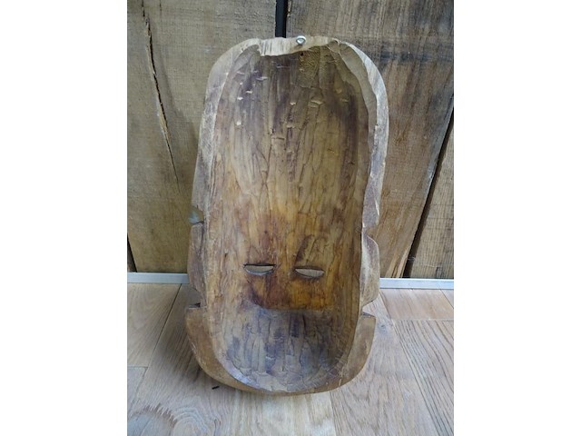 Afrikaans houten masker - afbeelding 2 van  2