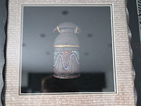 Afrikaans kunstwerk in houten lijst - afbeelding 2 van  5