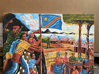 Afrikaans kunstwerk op doek - afbeelding 1 van  1