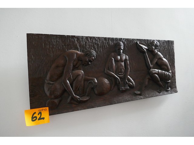 Afrikaanse houtsnijwerken + schilderijen - afbeelding 1 van  3