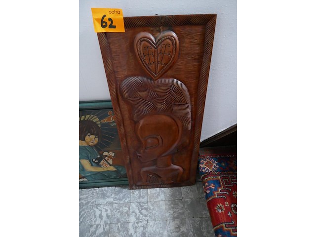 Afrikaanse houtsnijwerken + schilderijen - afbeelding 2 van  3