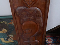 Afrikaanse houtsnijwerken + schilderijen - afbeelding 2 van  3