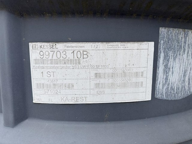 Afscheidingsreservoir kessel - afbeelding 4 van  6