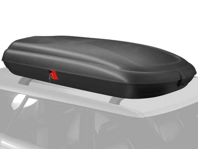 Afsluitbare dakkoffer 400l met banden - afbeelding 1 van  7