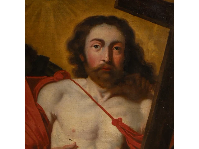 After artus wolffort (1581-1641), 'the holy trinity, depicting the father, the son, and the holy spirit', oil on canvas, 112 x 88 cm. (44.09 x 34.64 in.), frame: 133 x 108 cm. (52.35 x 42.52 in.) - afbeelding 5 van  5