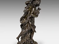 After clodion, bacchanal group, patinated bronze 51 cm. (20.07 in.) - afbeelding 5 van  8