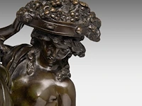 After clodion, bacchanal group, patinated bronze 51 cm. (20.07 in.) - afbeelding 6 van  8