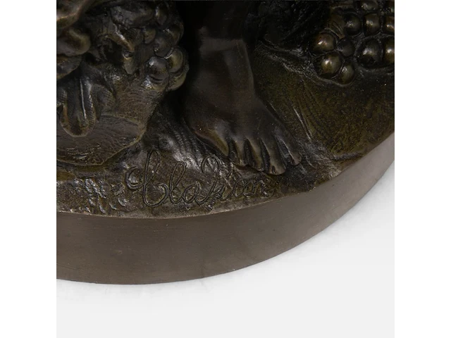 After clodion, bacchanal group, patinated bronze 51 cm. (20.07 in.) - afbeelding 7 van  8