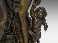 After clodion, bacchanal group, patinated bronze 51 cm. (20.07 in.) - afbeelding 8 van  8