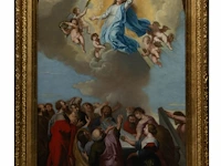 After peter paul rubens (1577-1640), the assumption of the virgin, oil on canvas 135 x 75 cm. (53.14 x 29.53 in.), frame: 155 x 95 cm. (61.02 x 37.39 in.) - afbeelding 2 van  5