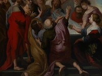 After peter paul rubens (1577-1640), the assumption of the virgin, oil on canvas 135 x 75 cm. (53.14 x 29.53 in.), frame: 155 x 95 cm. (61.02 x 37.39 in.) - afbeelding 5 van  5
