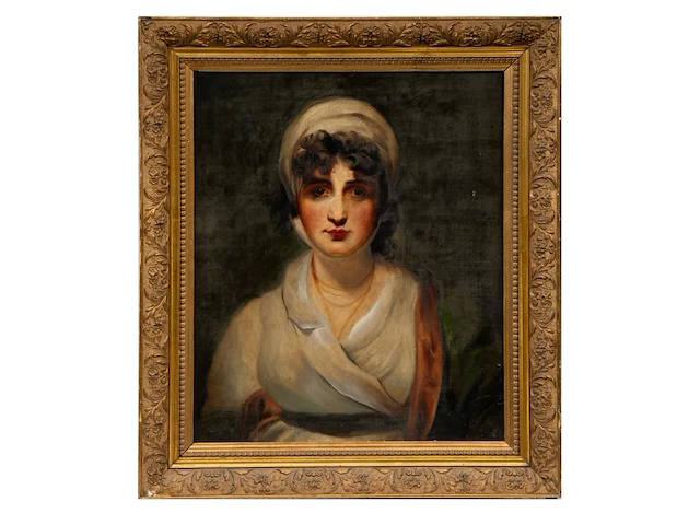 After thomas lawrence (1769-1830), the portrait of sarah siddons, oil on canvas 62 x 51 cm. (24.41 x 20.07 in.), frame: 74 x 64 cm. (29.12 x 25.19 in.) - afbeelding 2 van  4