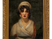 After thomas lawrence (1769-1830), the portrait of sarah siddons, oil on canvas 62 x 51 cm. (24.41 x 20.07 in.), frame: 74 x 64 cm. (29.12 x 25.19 in.) - afbeelding 2 van  4