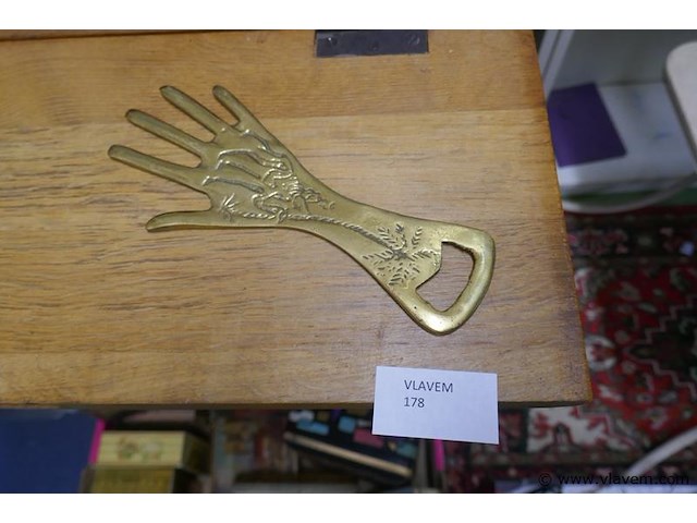 Aftrekker in massief koper - afbeelding 1 van  1