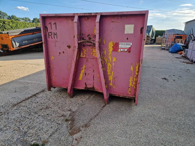 Afval container - container met haak - afzetcontainer 10m3 opslagcontainer - afbeelding 2 van  5