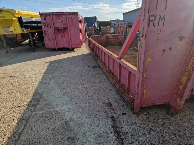 Afval container - container met haak - afzetcontainer 10m3 opslagcontainer - afbeelding 3 van  5