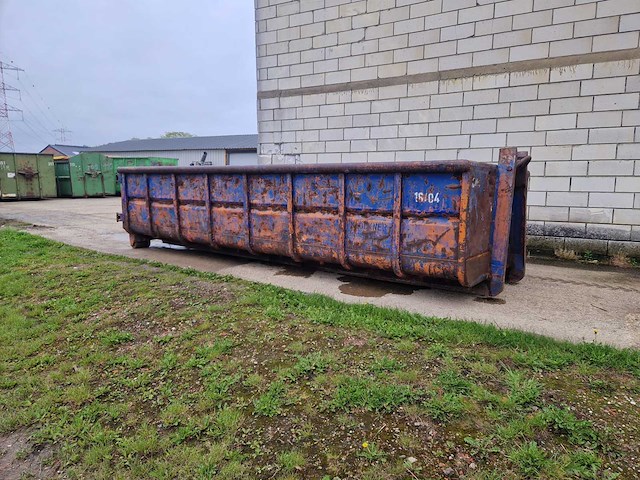 Afval container - container met haak - afzetcontainer 20m3 opslagcontainer - afbeelding 1 van  6