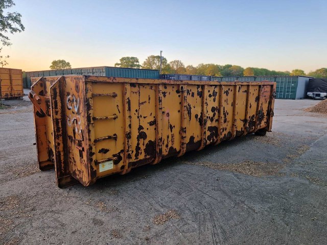 Afval container - container met haak - afzetcontainer 20m3 technicas opslagcontainer - afbeelding 1 van  8