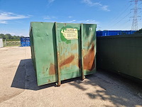 Afval container - container met haak - afzetcontainer 25 m3 - opslagcontainer - afbeelding 2 van  5